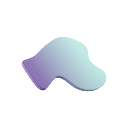 Free Wavy Visual Abstract  3D Icon