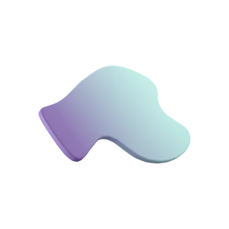 Free Wavy Visual Abstract  3D Icon