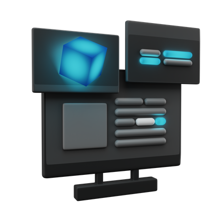 Free Web Template  3D Icon