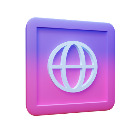 Free Website  3D Icon