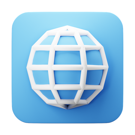 Free Website  3D Icon