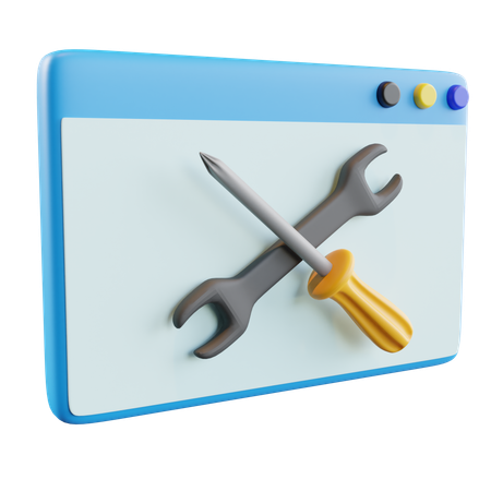 Free Website-Wartung  3D Icon