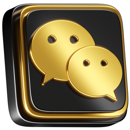 Free Wechat  3D Icon