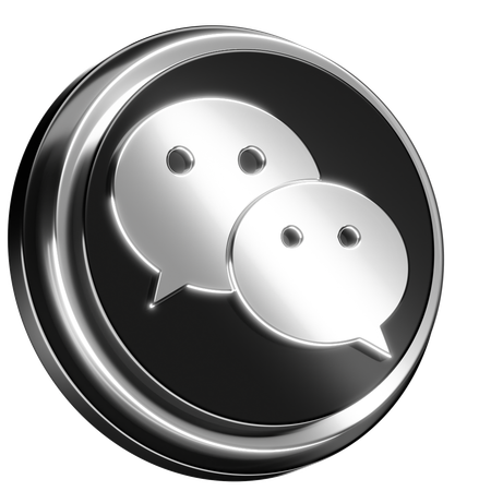 Free Wechat  3D Icon