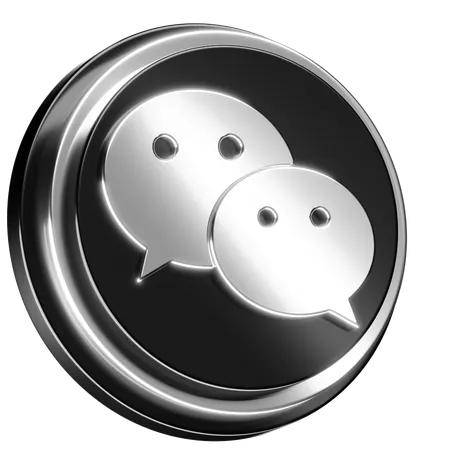 Free Wechat  3D Icon