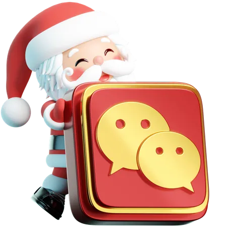 Free Wechat  3D Icon