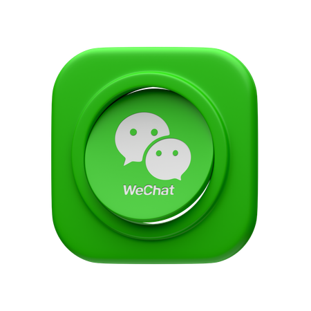 Free Wechat  3D Icon