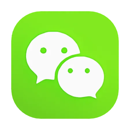 Free WeChat  3D Icon