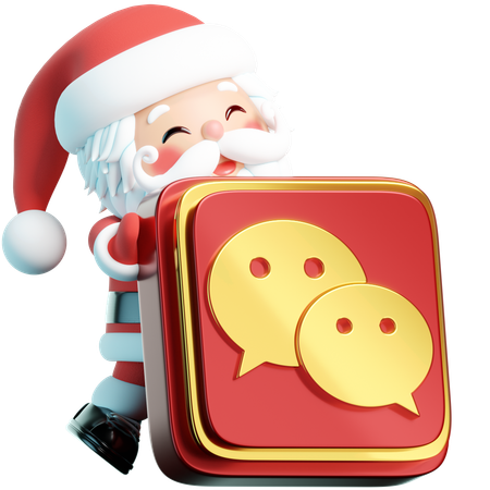Free Wechat  3D Icon