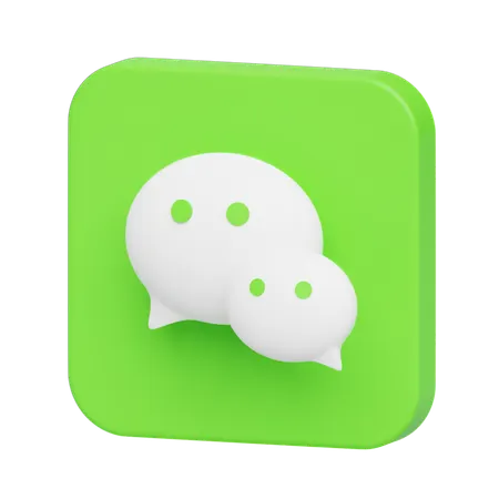 Free Wechat  3D Illustration