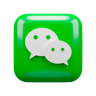 3d wechat logo emoji