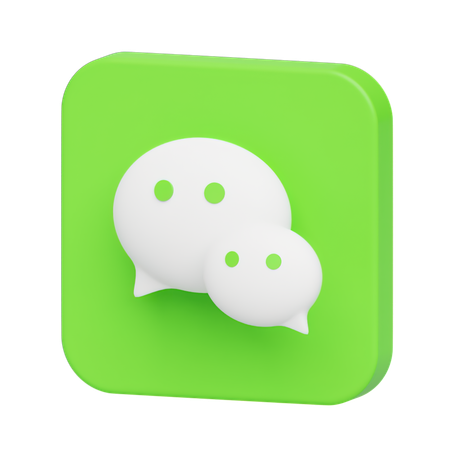 Free Wechat  3D Illustration