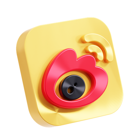 Free Weibo  3D Icon