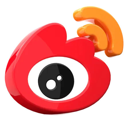 Free Weibo  3D Icon