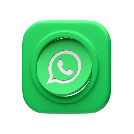 Free WhatsApp  3D Icon