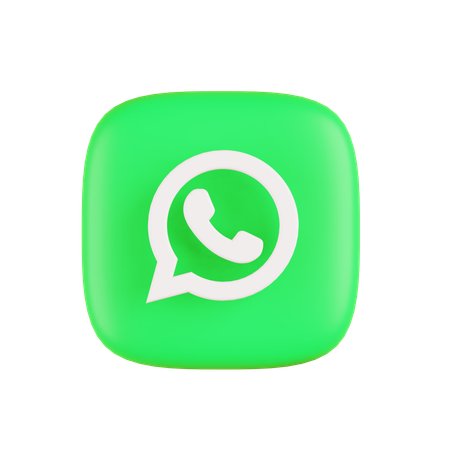 Free Whatsapp  3D Icon