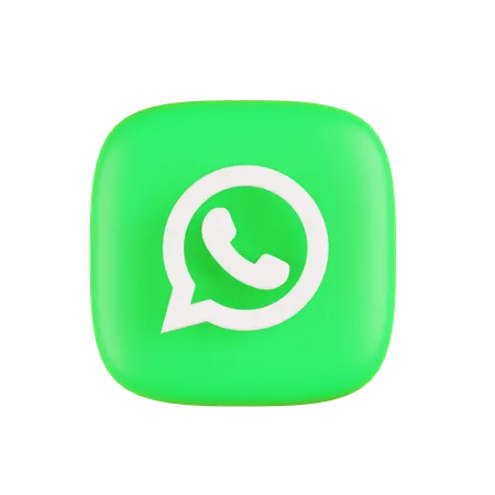 Free Whatsapp  3D Icon