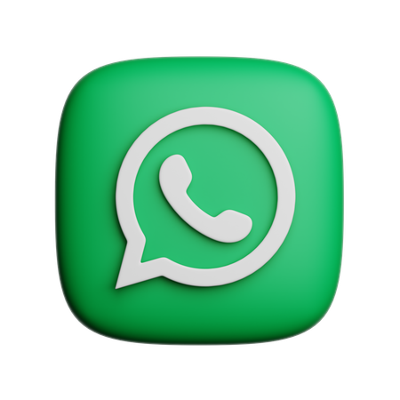 Free Whatsapp  3D Icon