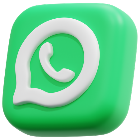 Free Whatsapp  3D Icon