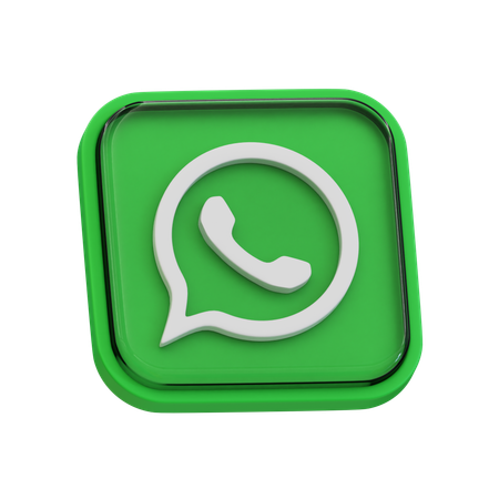 Free Whatsapp  3D Icon