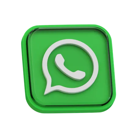 Free Whatsapp  3D Icon