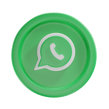 Free Whatsapp  3D Icon