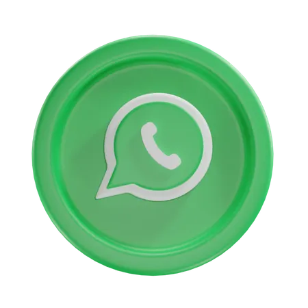 Free Whatsapp  3D Icon