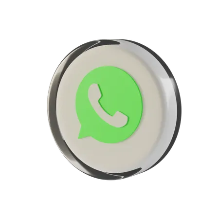 Free Whatsapp  3D Icon