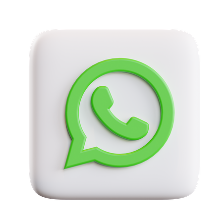 Free Whatsapp  3D Icon