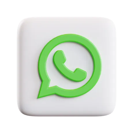 Free Whatsapp  3D Icon