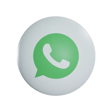 Free Whatsapp  3D Icon