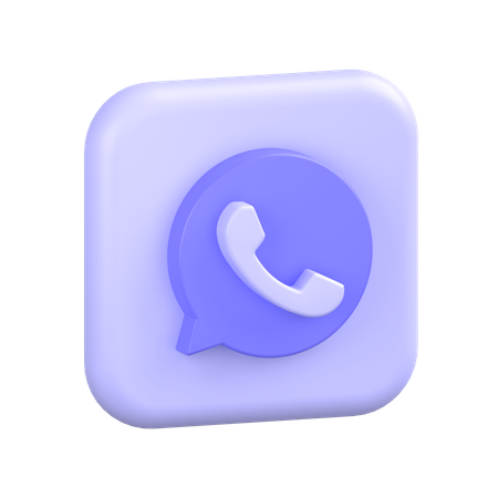 Free Whatsapp  3D Icon