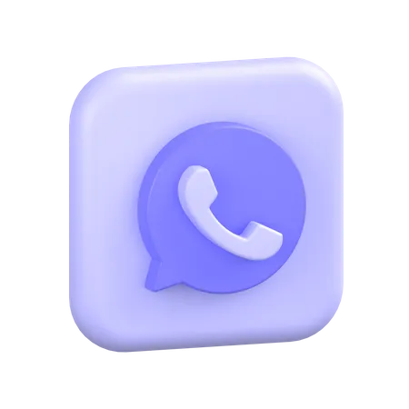 Free Whatsapp  3D Icon