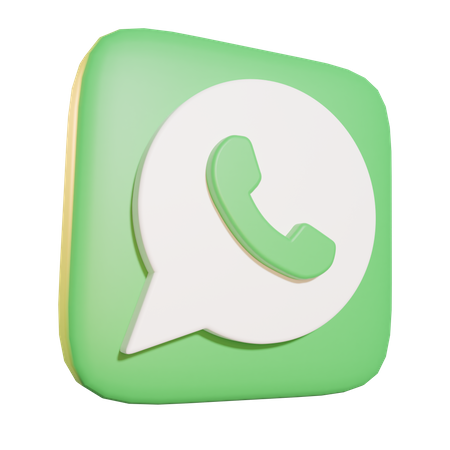 Free WhatsApp  3D Icon