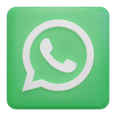 Free Whatsapp  3D Icon