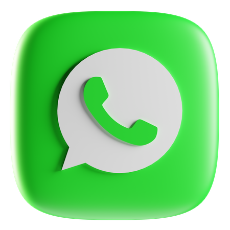 Free Whatsapp  3D Icon