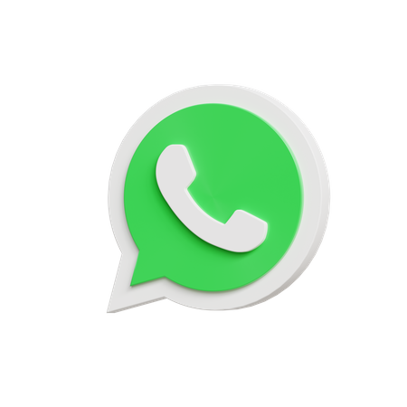 Free Whatsapp  3D Icon