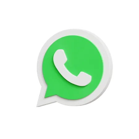 Free Whatsapp  3D Icon