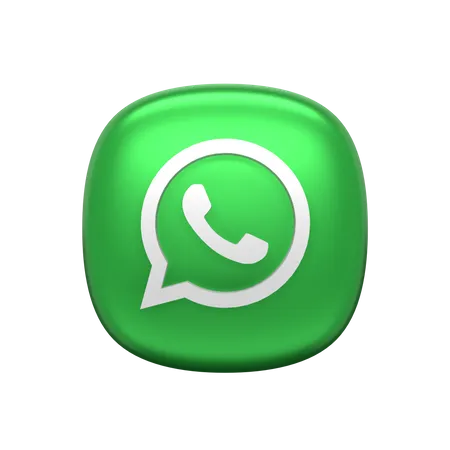 Free Whatsapp  3D Icon