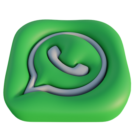 Free Whatsapp  3D Icon