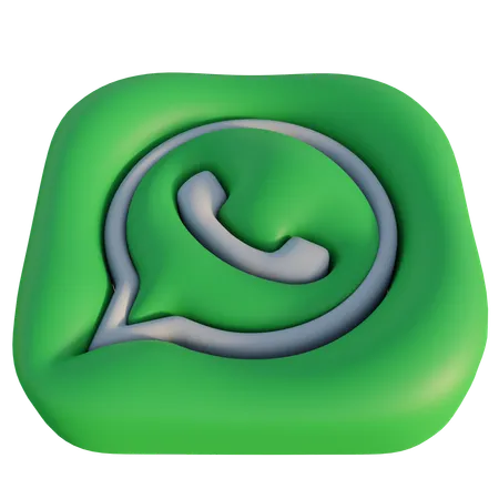 Free Whatsapp  3D Icon