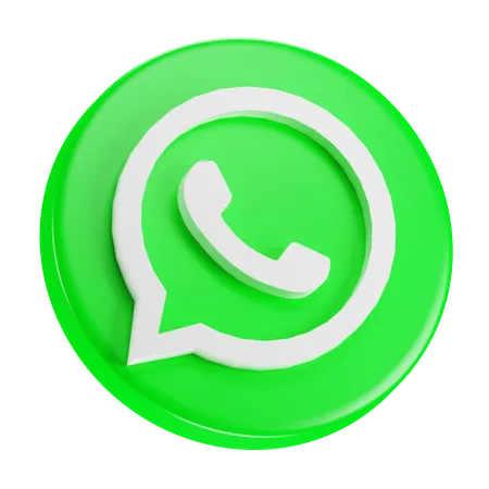 Free Whatsapp  3D Icon