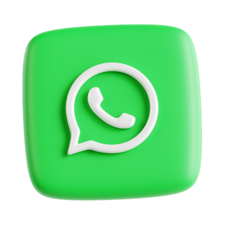 Free Whatsapp  3D Icon