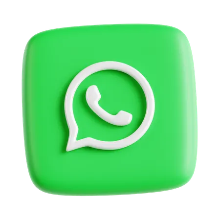 Free Whatsapp  3D Icon