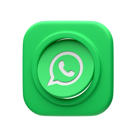 Free Whatsapp  3D Icon