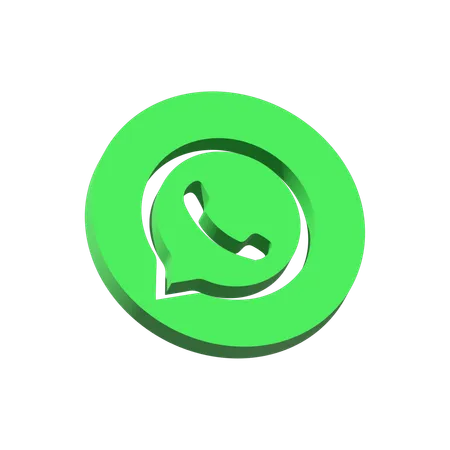 Free Whatsapp  3D Icon