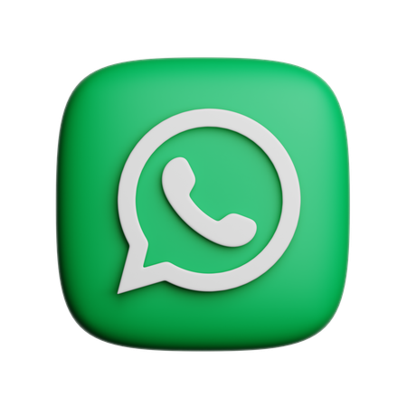 Free Whatsapp  3D Icon
