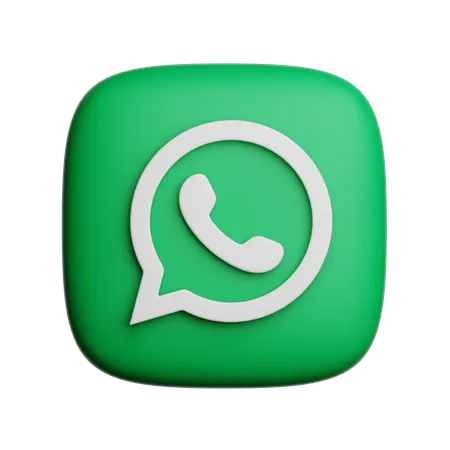 Free Whatsapp  3D Icon