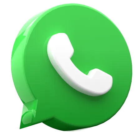 Free Whatsapp  3D Icon