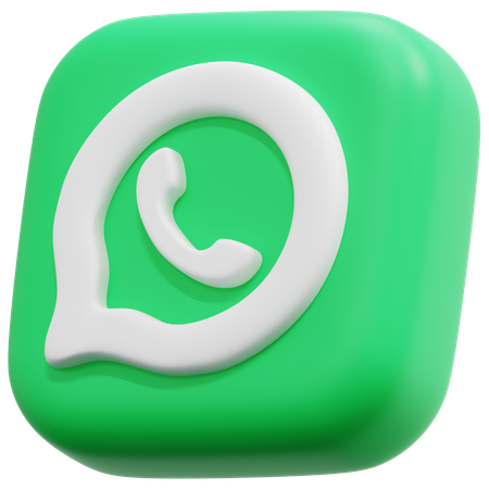 Free Whatsapp  3D Icon